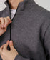 Men's Half Zip Mock Neck